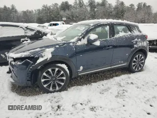 2019 Mazda CX-3 Grand Touring with VIN JM1DKFD75K0428042, listed as a Copart auction lot 83204684 with 55,220 mi miles and Salvage Title. Bid and sale history available at carsss.com. Image 1.