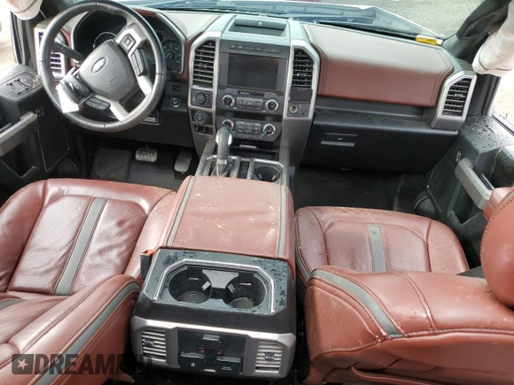 2019 Ford F-150 XL with VIN 1FTEW1E47KFD09339, listed as a Copart auction lot 55217015 with 74,539 mi miles and Salvage title. Bid and sale history available at DreamBid. Image 8.