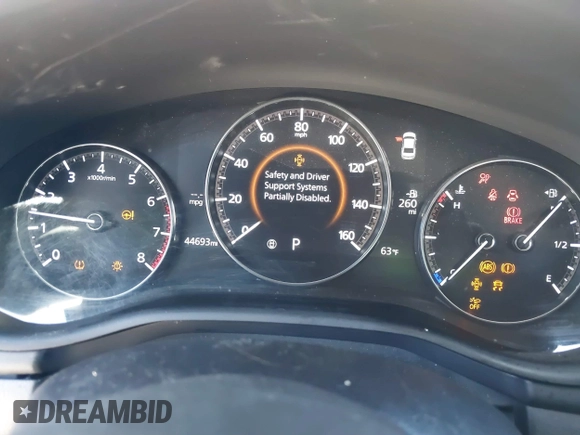 2022 Mazda 3 2.5 Turbo z VIN 3MZBPBAY8NM308426, wystawiony jako IAAI lot #41808563 z przebiegiem 44 693 mil mil oraz . Historia ofert i sprzedaży dostępna na DreamBid. Obrazek 7.