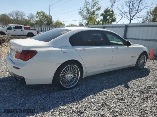 2013 BMW 7 Series 740Li with VIN WBAYE4C52DD136841, listed as a Copart auction lot 48608895 with 99,436 mi miles and Clean Title. Bid and sale history available at carsss.com. Image 3.