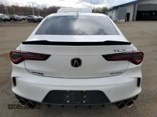 2023 Acura TLX Type S w/Performance Tire with VIN 19UUB7F9XPA004217, listed as a Copart auction lot 52958995 with 20,263 mi miles and Salvage Title. Bid and sale history available at carsss.com. Image 6.