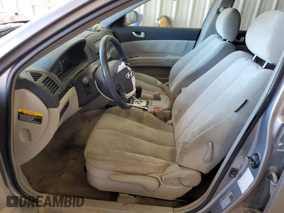 2006 Hyundai Sonata GLS with VIN 5NPEU46FX6H071912, listed as a Copart auction lot 52055095 with 154,280 mi miles and Salvage Title. Bid and sale history available at DreamBid. Image 7.