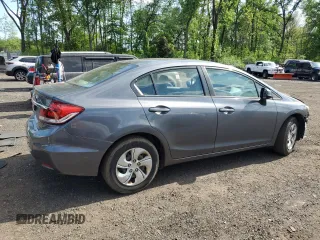 2013 Honda Civic LX z VIN 19XFB2F56DE223966, wystawiony jako Copart lot #59117725 z przebiegiem 115 394 mil mil oraz Szkoda całkowita • Salvage title. Historia ofert i sprzedaży dostępna na DreamBid. Obrazek 3.