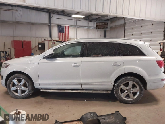 2013 Audi Q7 3.0T Premium Plus with VIN WA1LGAFE6DD004998, listed as a IAAI auction lot 41607118 with 1 mi miles. Bid and sale history available at carsss.com. Image 14.