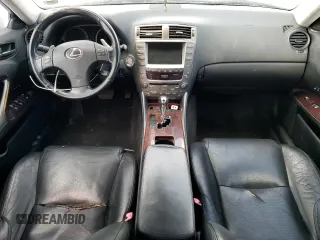 2006 Lexus IS 350 with VIN JTHBE262165010061, listed as a Copart auction lot 54209435 with 217,698 mi miles and Salvage Title. Bid and sale history available at DreamBid. Image 8.