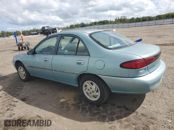 1997 Ford Escort LX with VIN 1FALP13P2VW182592, listed as a Copart auction lot 75612734 with 84,806 mi miles and Salvage Title. Bid and sale history available at carsss.com. Image 2.