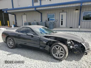2003 Chevrolet Corvette Z06 with VIN 1G1YY12SX35132165, listed as a Copart auction lot 75960994 with 145,382 mi miles and Salvage Title. Bid and sale history available at carsss.com. Image 4.