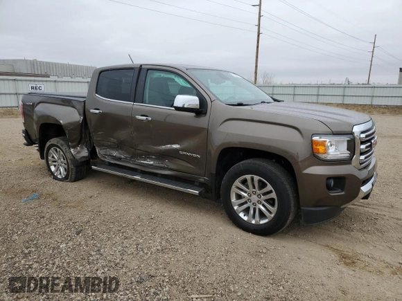 2015 GMC Canyon 4WD SLT with VIN 1GTG6CE38F1197665, listed as a Copart auction lot 51290925 with 22,223 mi miles and Salvage Title. Bid and sale history available at carsss.com. Image 4.