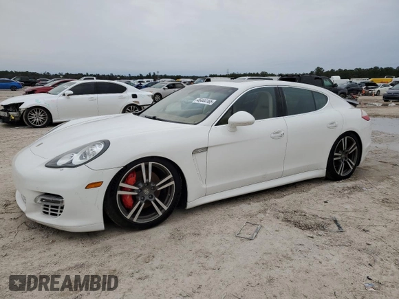 2010 Porsche Panamera Turbo z VIN WP0AC2A74AL091423, wystawiony jako Copart lot #46444165 z przebiegiem 48 073 mil mil oraz Nie do naprawy • Non repairable. Historia ofert i sprzedaży dostępna na DreamBid. Obrazek 1.