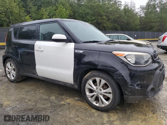 2015 Kia Soul + with VIN KNDJP3A56F7114158, listed as a Copart auction lot 73473894 with 106,358 mi miles and Salvage Title. Bid and sale history available at DreamBid. Image 4.