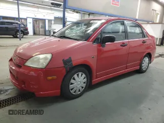 2002 Suzuki Aerio S z VIN JS2RA41S725102774, wystawiony jako Copart lot #84017314 z przebiegiem 145 506 mil mil oraz Szkody całkowita. Historia ofert i sprzedaży dostępna na DreamBid. Obrazek 1.