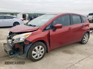 2016 Nissan Note S Plus with VIN 3N1CE2CP0GL365586, listed as a Copart auction lot 51807465 with 108,312 mi miles and Salvage Title. Bid and sale history available at DreamBid. Image 1.