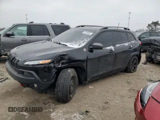2017 Jeep Cherokee Trailhawk L Plus with VIN 1C4PJMBB6HW513361, listed as a Copart auction lot 45156605 with 72,006 mi miles and Clean Title. Bid and sale history available at carsss.com. Image 1.