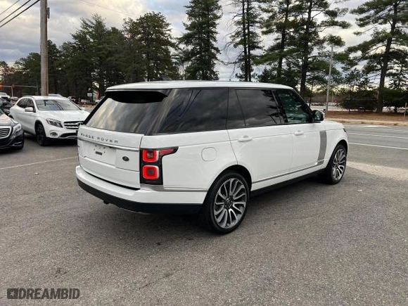 2018 Land Rover Range Rover with VIN SALGS5RE1JA388333, listed as a Copart auction lot 84897194 with 136,191 mi miles and Clean Title. Bid and sale history available at carsss.com. Image 4.