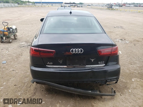 2016 Audi A6 2.0T Premium Plus with VIN WAUGFAFC0GN013166, listed as a Copart auction lot 46199043 with 58,945 mi miles. Bid and sale history available at carsss.com. Image 6.
