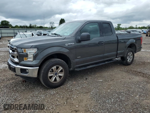 2017 Ford F-150 XL with VIN 1FTEX1EP0HFC32474, listed as a Copart auction lot 63428025 with 97,151 mi miles and Salvage title. Bid and sale history available at DreamBid. Image 1.
