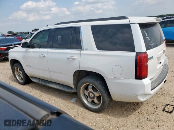 2015 Chevrolet Tahoe LS with VIN 1GNSCAKC2FR229305, listed as a Copart auction lot 59202845 with Not provided miles and Clean title. Bid and sale history available at DreamBid. Image 2.