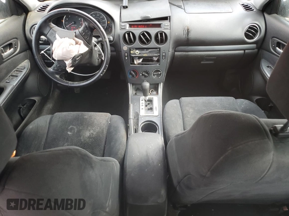 2008 Mazda 6 i Sport VE with VIN 1YVHP80C785M45688, listed as a Copart auction lot 47187665 with 137,205 mi miles and Salvage Title. Bid and sale history available at carsss.com. Image 8.
