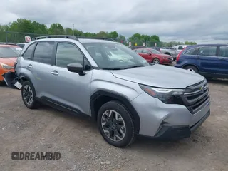 2025 Subaru Forester Premium with VIN JF2SLDDC1SH441525, listed as a IAAI auction lot 42276340 with 6,389 mi miles and . Bid and sale history available at DreamBid. Image 1.