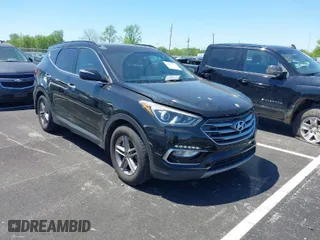 2017 Hyundai Santa Fe Sport 2.4L with VIN 5XYZU3LB5HG436763, listed as a IAAI auction lot 42022084 with 105,337 mi miles. Bid and sale history available at carsss.com. Image 1.