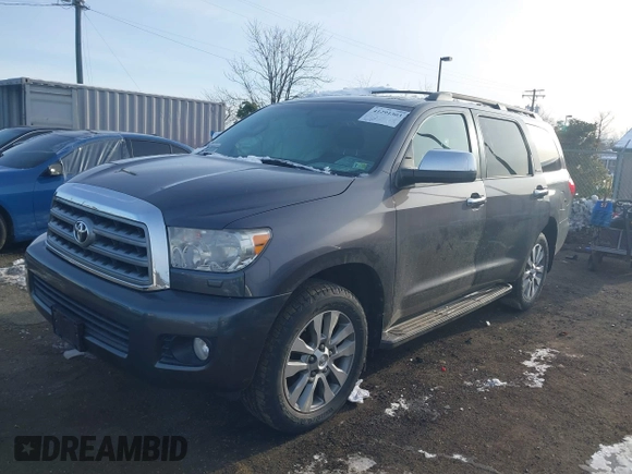 2016 Toyota Sequoia Limited with VIN 5TDJY5G1XGS127354, listed as a IAAI auction lot 41291303 with 106,327 mi miles. Bid and sale history available at carsss.com. Image 17.