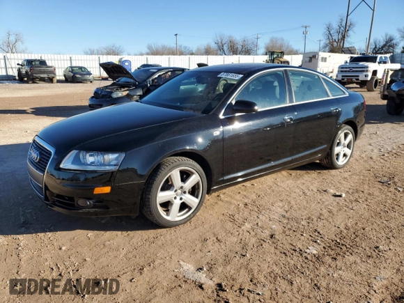 2008 Audi A6 with VIN WAUEV94F08N067459, listed as a Copart auction lot 87861655 with 34,500 mi miles and Salvage title. Bid and sale history available at DreamBid. Image 1.