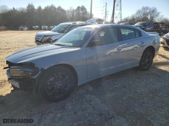 2022 Dodge Charger SXT with VIN 2C3CDXJGXNH147603, listed as a Copart auction lot 41442345 with 29,452 mi miles and Salvage Title. Bid and sale history available at carsss.com. Image 1.