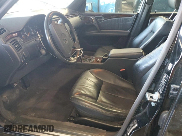 1998 Mercedes-Benz E-Class with VIN WDBJF65F2WA518941, listed as a Copart auction lot 42422425 with 153,131 mi miles and Salvage Title. Bid and sale history available at carsss.com. Image 7.