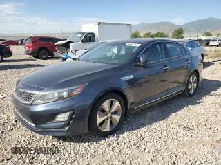 2014 Kia Optima Hybrid EX with VIN KNAGN4AD2E5069689, listed as a Copart auction lot 58657174 with 193,658 mi miles and Salvage Title. Bid and sale history available at carsss.com. Image 1.