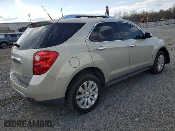 2010 Chevrolet Equinox LTZ with VIN 2CNALFEW7A6298580, listed as a Copart auction lot 53107975 with 169,096 mi miles and Salvage Title. Bid and sale history available at carsss.com. Image 3.