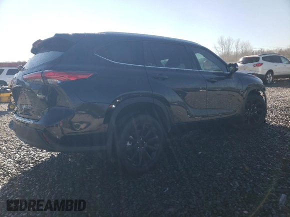 2023 Toyota Highlander L with VIN 5TDKDRAH1PS523251, listed as a Copart auction lot 87206064 with 14,605 mi miles and Salvage title. Bid and sale history available at DreamBid. Image 3.