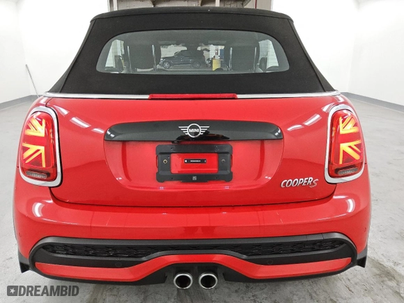 2024 MINI Convertible Cooper S with VIN WMW43DL09R3S04476, listed as a Copart auction lot 41887465 with NaN miles and Clean Title. Bid and sale history available at carsss.com. Image 6.