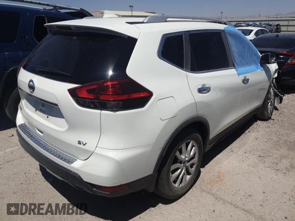 2017 Nissan Rogue SV with VIN KNMAT2MT6HP571846, listed as a Copart auction lot 54995735 with 8,751 mi miles and Salvage title. Bid and sale history available at DreamBid. Image 3.