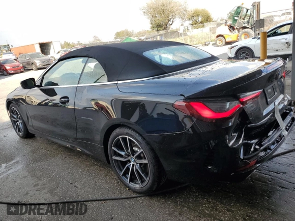 2025 BMW 4 Series 430i with VIN WBA33DB02SCT66047, listed as a Copart auction lot 45286935 with 6,291 mi miles and Clean title. Bid and sale history available at DreamBid. Image 2.