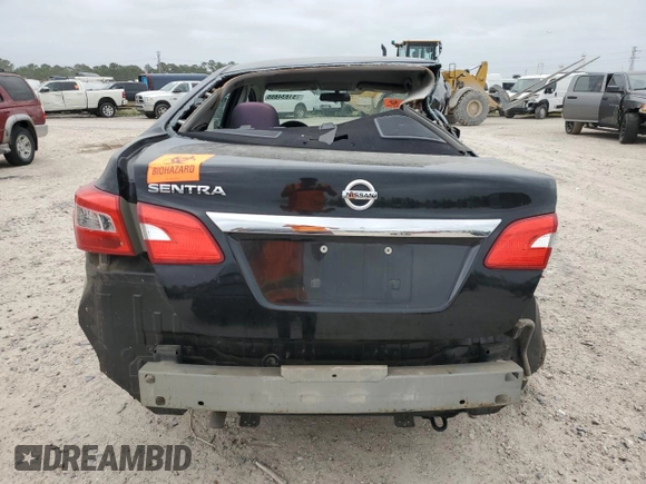2017 Nissan Sentra S with VIN 3N1AB7APXHY248182, listed as a Copart auction lot 51834855 with 94,224 mi miles and Salvage Title. Bid and sale history available at DreamBid. Image 6.