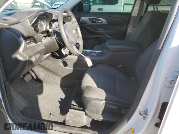 2020 Chevrolet Traverse LS with VIN 1GNERFKW1LJ229602, listed as a Copart auction lot 88529455 with 80,680 mi miles and Salvage Title. Bid and sale history available at carsss.com. Image 7.