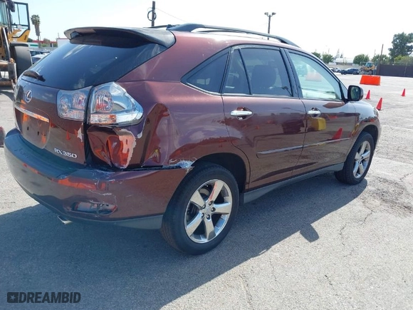 2008 Lexus RX 350 with VIN JTJGK31U389851418, listed as a IAAI auction lot 41966989 with 36,328 mi miles. Bid and sale history available at carsss.com. Image 4.