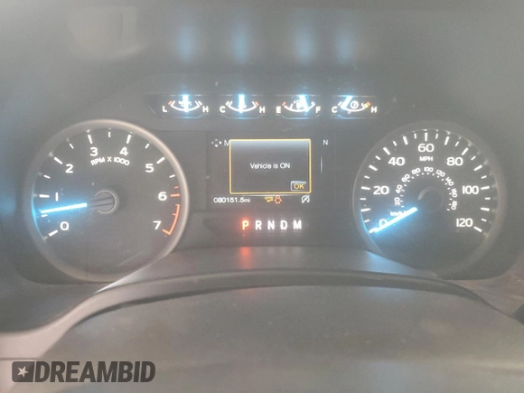 2019 Ford F-150 XL with VIN 1FTEW1E50KKD31005, listed as a Copart auction lot 54020395 with 80,151 mi miles and Clean Title. Bid and sale history available at carsss.com. Image 9.