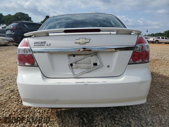 2011 Chevrolet Aveo 2LT with VIN KL1TG5DE8BB144664, listed as a Copart auction lot 62722405 with 94,625 mi miles and Clean title. Bid and sale history available at DreamBid. Image 6.