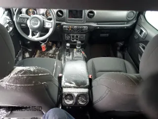 2023 Jeep Wrangler Unlimited Willys Sport with VIN 1C4HJXDMXPW596537, listed as a Copart auction lot 45043975 with 8,076 mi miles and Salvage Title. Bid and sale history available at DreamBid. Image 8.