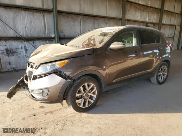 2014 Kia Sportage LX with VIN KNDPB3AC9E7579393, listed as a Copart auction lot 88817845 with 87,494 mi miles and Salvage Title. Bid and sale history available at carsss.com. Image 1.