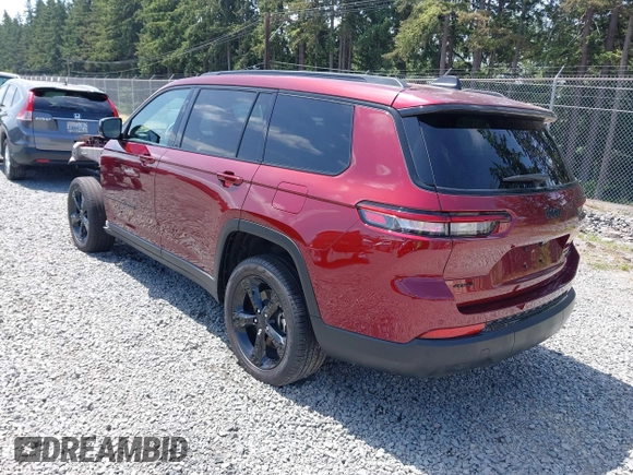 2024 Jeep Grand Cherokee Limited with VIN 1C4RJKBG3R8530486, listed as a IAAI auction lot 42373818 with 14,280 mi miles and . Bid and sale history available at DreamBid. Image 3.