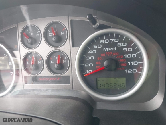 2007 Ford F-150 XLT with VIN 1FTPW12V57KC78483, listed as a IAAI auction lot 41793892 with 147,624 mi miles. Bid and sale history available at carsss.com. Image 7.