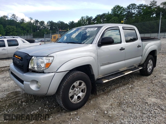 2010 Toyota Tacoma PreRunner with VIN 3TMJU4GNXAM094419, listed as a Copart auction lot 57757185 with 201,490 mi miles and Salvage title. Bid and sale history available at DreamBid. Image 1.