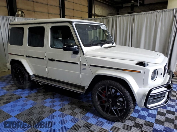 2021 Mercedes-Benz G 63 AMG with VIN W1NYC7HJ2MX367312, listed as a Copart auction lot 52855344 with 21,818 mi miles and Clean Title. Bid and sale history available at DreamBid. Image 4.