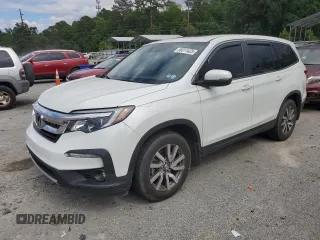 2020 Honda Pilot EX-L with VIN 5FNYF5H54LB023270, listed as a Copart auction lot 56011425 with 60,269 mi miles and Salvage title. Bid and sale history available at DreamBid. Image 1.
