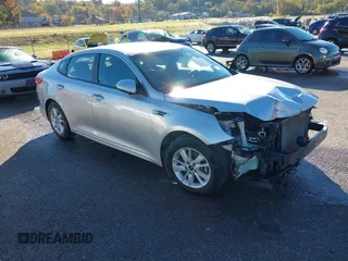 2016 Kia Optima LX z VIN KNAGT4L39G5110820, wystawiony jako IAAI lot #40717992 z przebiegiem 127 747 mil mil oraz . Historia ofert i sprzedaży dostępna na DreamBid. Obrazek 1.