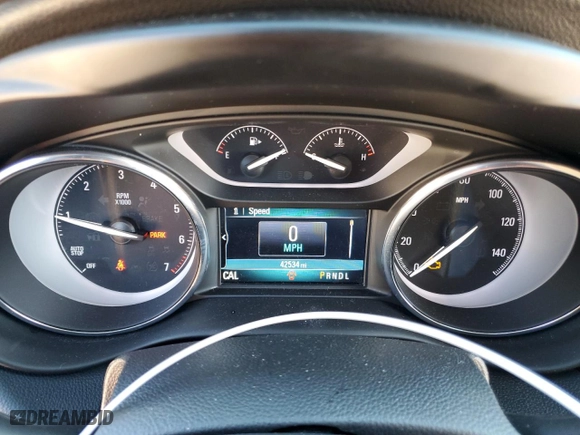 2020 Buick Envision Preferred with VIN LRBFXBSA0LD034717, listed as a Copart auction lot 46117425 with NaN miles and Salvage Title. Bid and sale history available at carsss.com. Image 9.