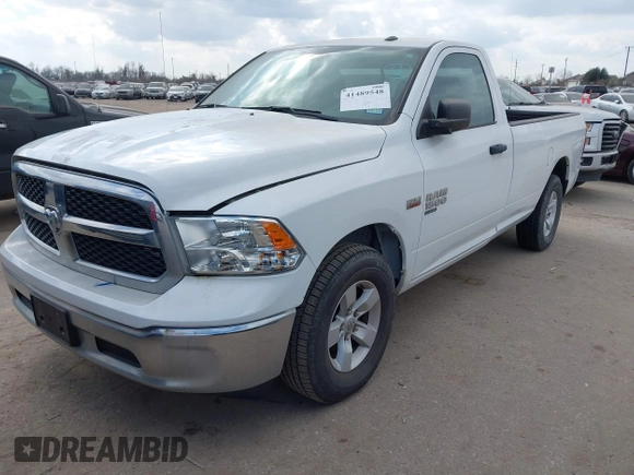 2019 Ram 1500 Classic Tradesman with VIN 3C6JR6DT8KG671407, listed as a IAAI auction lot 41489548 with 9,446 mi miles. Bid and sale history available at carsss.com. Image 17.