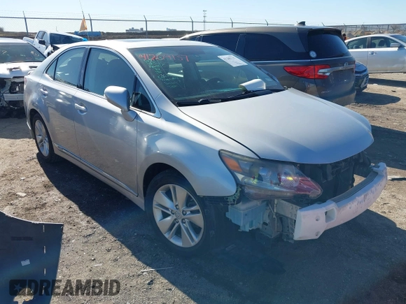 2010 Lexus HS 250h with VIN JTHBB1BA8A2000718, listed as a IAAI auction lot 41209137 with 201,409 mi miles and . Bid and sale history available at DreamBid. Image 1.